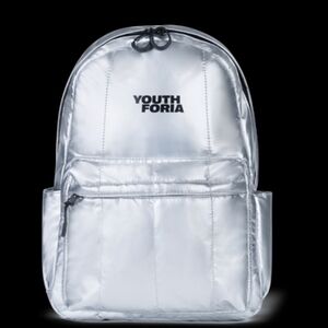 Youthforia Silver Backpack, NWT.